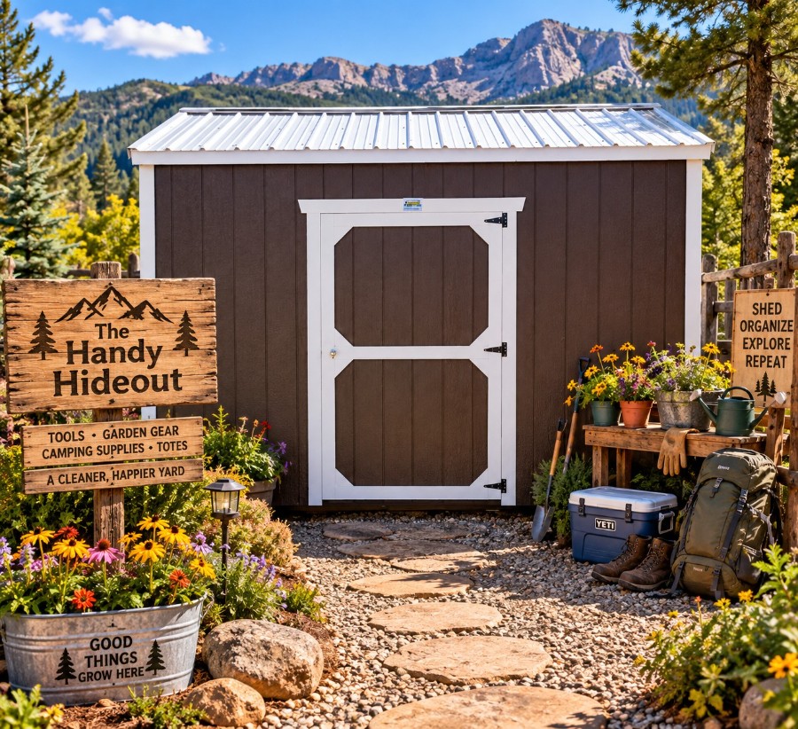 'The Handy Hideout' 8x12 Utility Shed